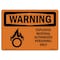 Signmission Safety Sign, OSHA WARNING, 7" Height, 10" Width, Explosive Material, Landscape OS-WS-D-710-L-12606 - alternate 1
